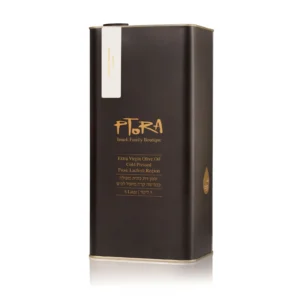 שמן זית ארבקינה PTORA כתית מעולה 5 ליטר כבישה קרה חבל לכיש